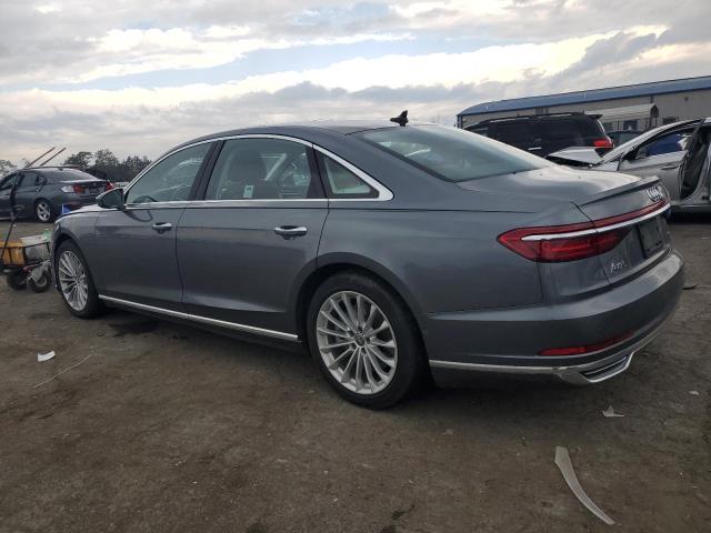 WAU8DAF83KN010633 - 2019 AUDI A8 L GRAY photo 2