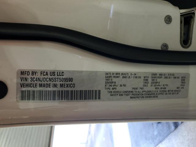 3C4NJDCN5ST509590 - 2025 JEEP COMPASS LIMITED WHITE photo 14