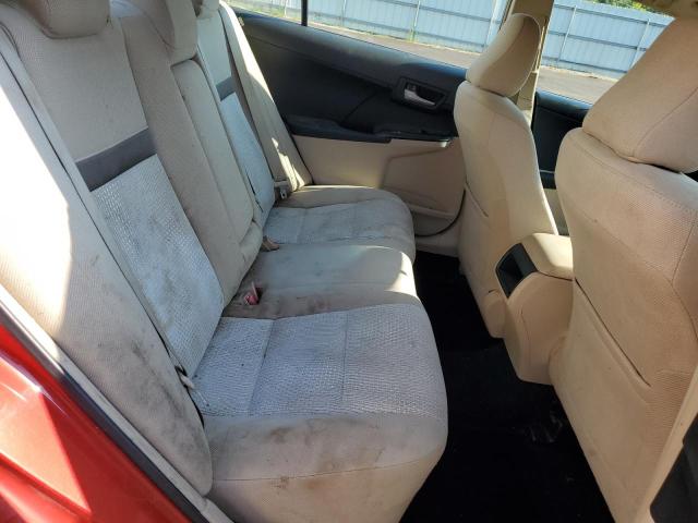 4T1BF1FK7CU536698 - 2012 TOYOTA CAMRY BASE RED photo 10