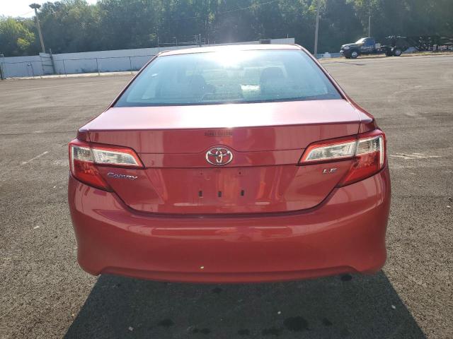 4T1BF1FK7CU536698 - 2012 TOYOTA CAMRY BASE RED photo 6