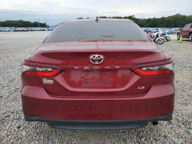 4T1C11AK8NU629551 - 2022 TOYOTA CAMRY LE 红色 照片 6
