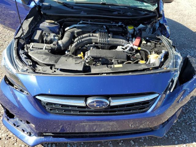 4S3GKAB67N3609172 - 2022 SUBARU IMPREZA BLUE photo 11