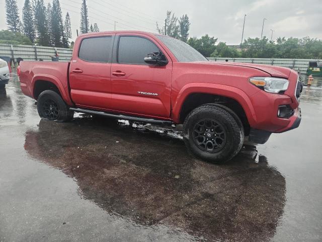 3TMAZ5CN2NM183260 - 2022 TOYOTA TACOMA DOUBLE CAB RED photo 4