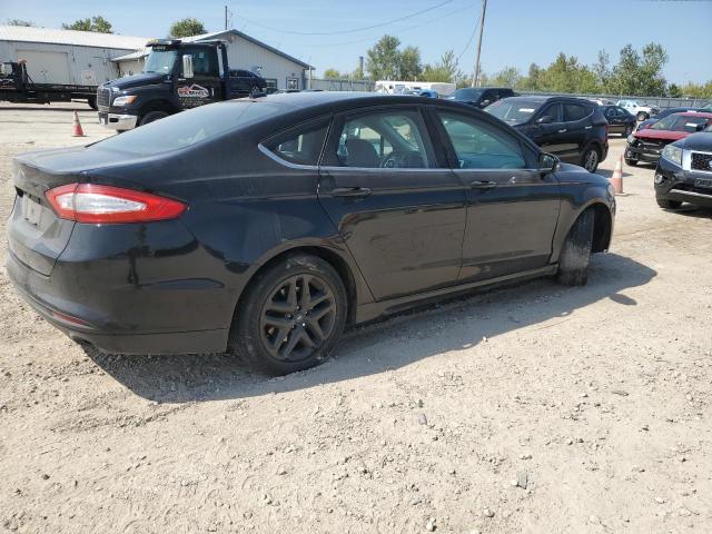 3FA6P0H77GR105514 - 2016 FORD FUSION SE BLACK photo 3