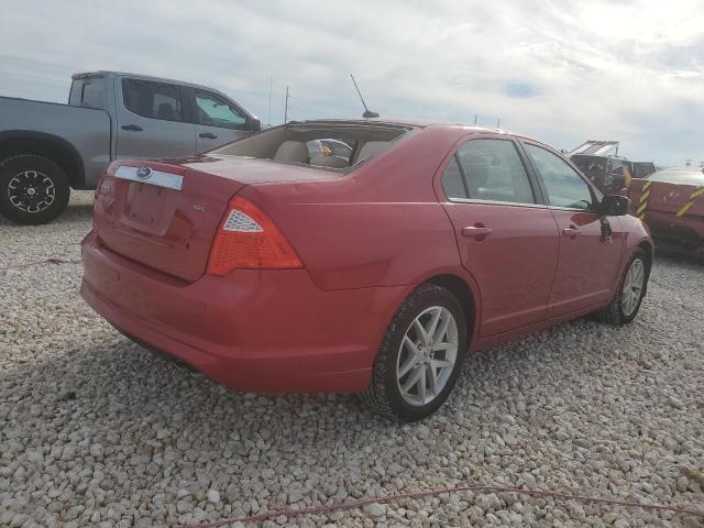 3FAHP0JA8CR192977 - 2012 FORD FUSION SEL RED photo 3