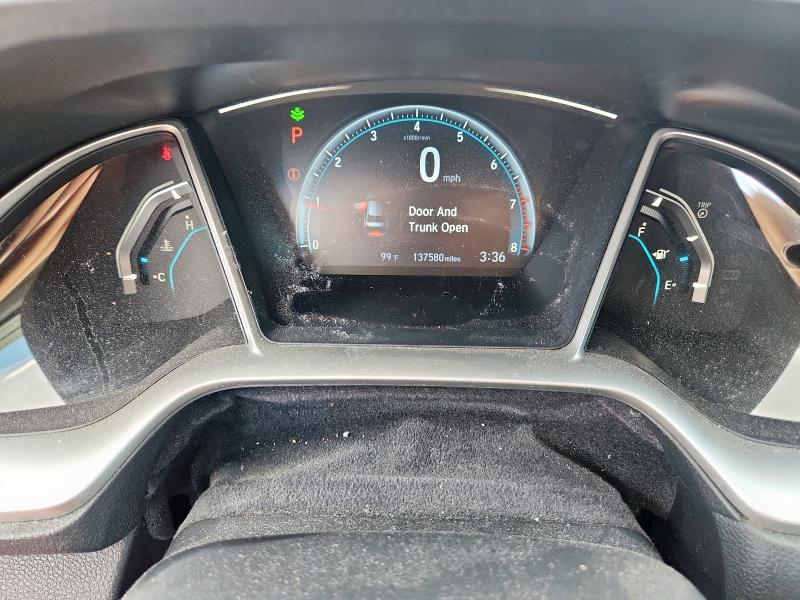 2HGFC2F73GH561530 - 2016 HONDA CIVIC EX RED photo 9