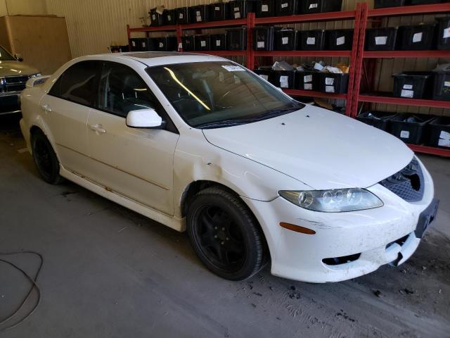 1YVHP80D945N26257 - 2004 MAZDA 6 S WHITE photo 4