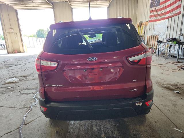 MAJ6S3GLXLC321915 - 2020 FORD ECOSPORT SE Kırmızı fotoğraf 6