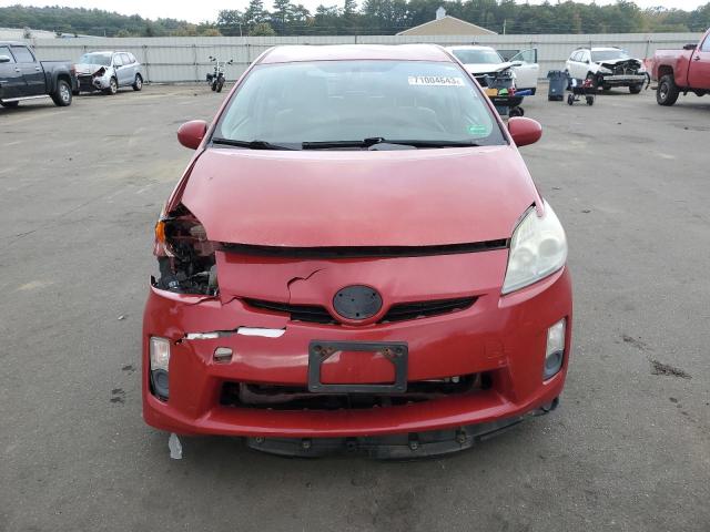 JTDKN3DU6B1365482 - 2011 TOYOTA PRIUS HYBR RED photo 5