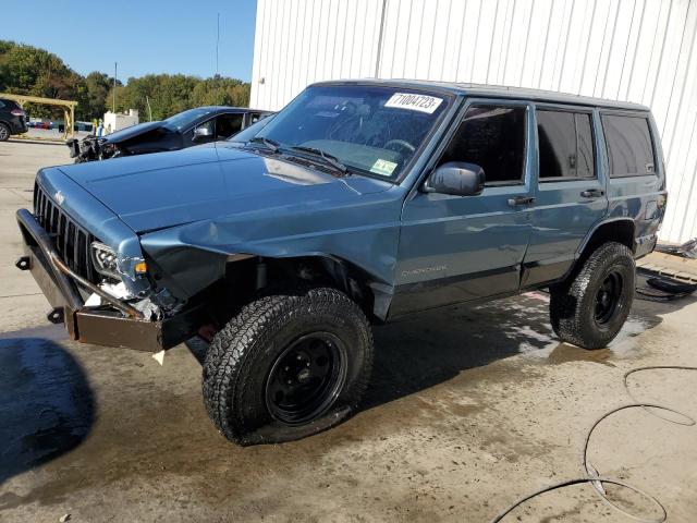 1J4FJ28S0WL262062 - 1998 JEEP CHEROKEE SE BLUE photo 1