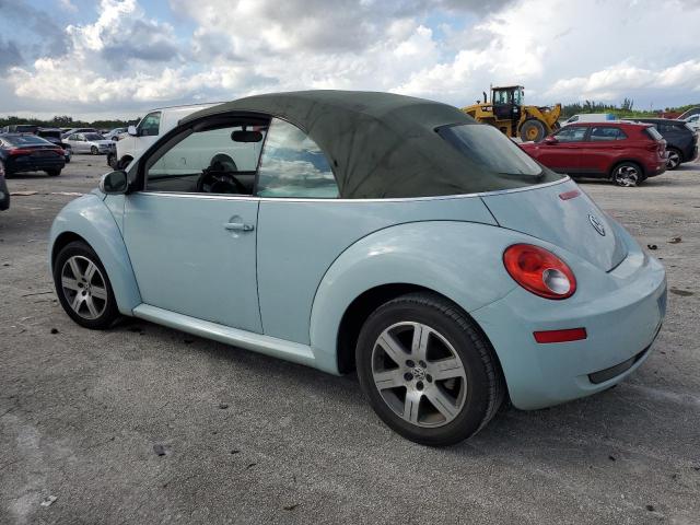 3VWRF31Y36M307452 - 2006 VOLKSWAGEN NEW BEETLE CONVERTIBLE OPTION PACKAGE 1 BLUE photo 2