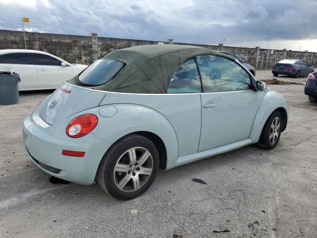 3VWRF31Y36M307452 - 2006 VOLKSWAGEN NEW BEETLE CONVERTIBLE OPTION PACKAGE 1 BLUE photo 3