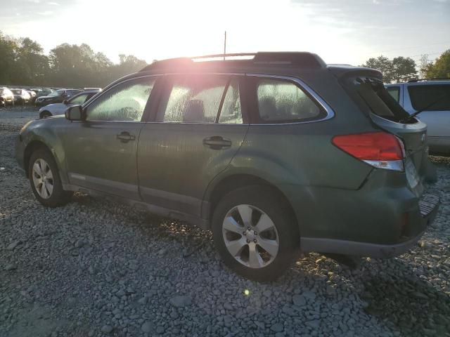 4S4BRBAC9C3236244 - 2012 SUBARU OUTBACK 2.5I GREEN photo 2