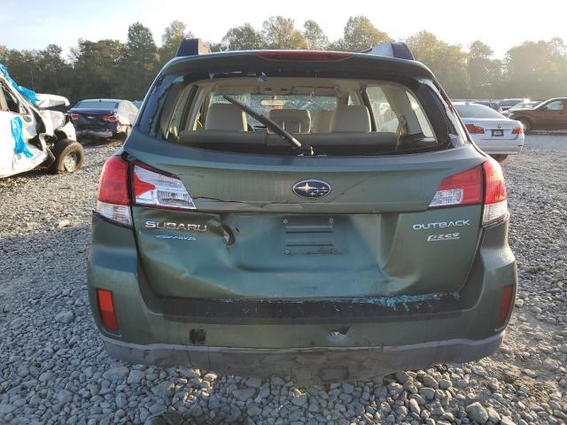 4S4BRBAC9C3236244 - 2012 SUBARU OUTBACK 2.5I GREEN photo 6