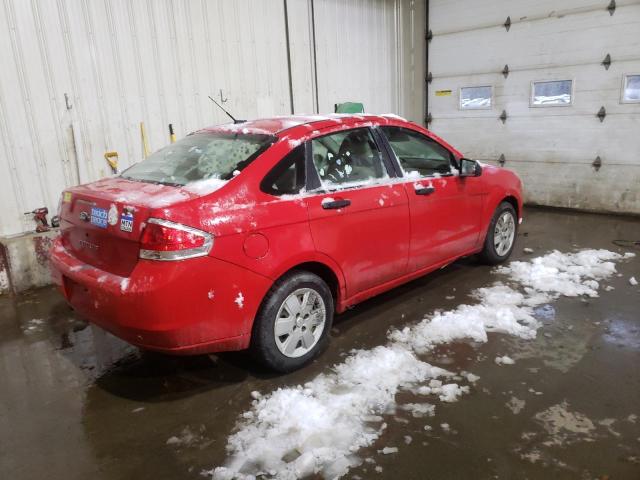 1FAHP34NX8W288243 - 2008 FORD FOCUS S/SE RED photo 3