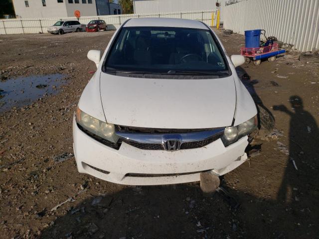 19XFA1F63BE024781 - 2011 HONDA CIVIC LX-S WHITE photo 5