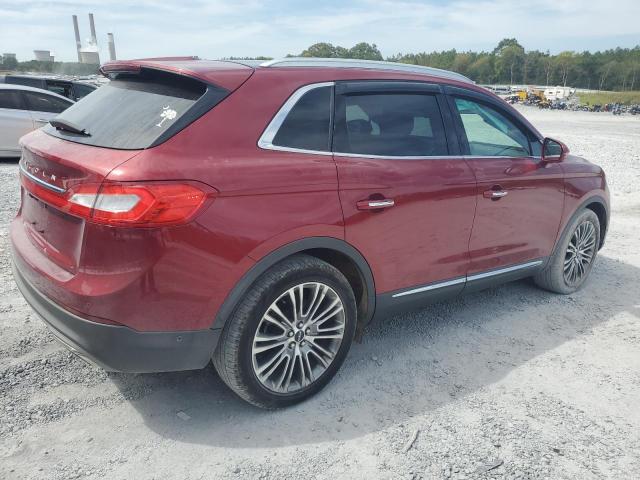 2LMTJ6LR6GBL71437 - 2016 LINCOLN MKX RESERVE Rouge photo 3