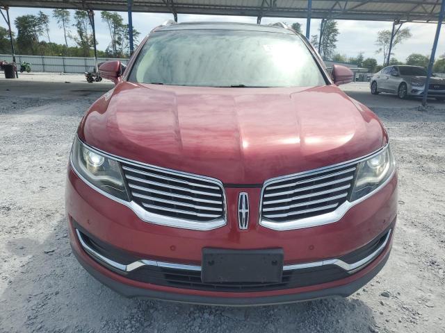 2LMTJ6LR6GBL71437 - 2016 LINCOLN MKX RESERVE Rouge photo 5