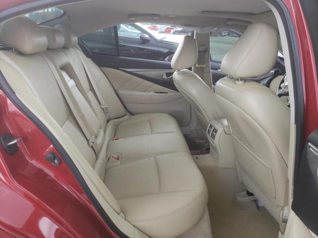 JN1BV7APXEM684024 - 2014 INFINITI Q50 BASE Қызыл фото 10
