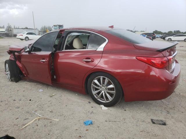 JN1BV7APXEM684024 - 2014 INFINITI Q50 BASE Қызыл фото 2