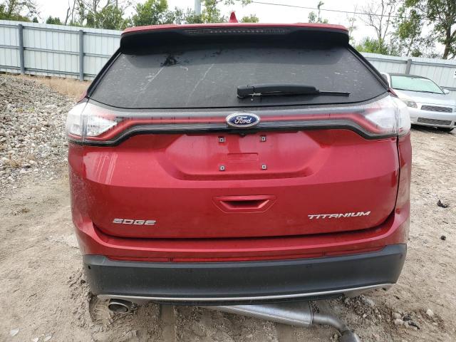 2FMPK3K89JBC18608 - 2018 FORD EDGE TITANIUM BURGUNDY photo 6