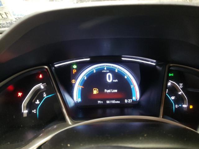 19XFC1F35LE017042 - 2020 HONDA CIVIC EX GRAY photo 9