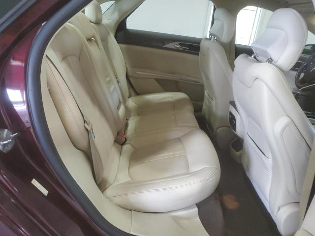 3LN6L2LU8DR828696 - 2013 LINCOLN MKZ HYBRID Bordo foto 10
