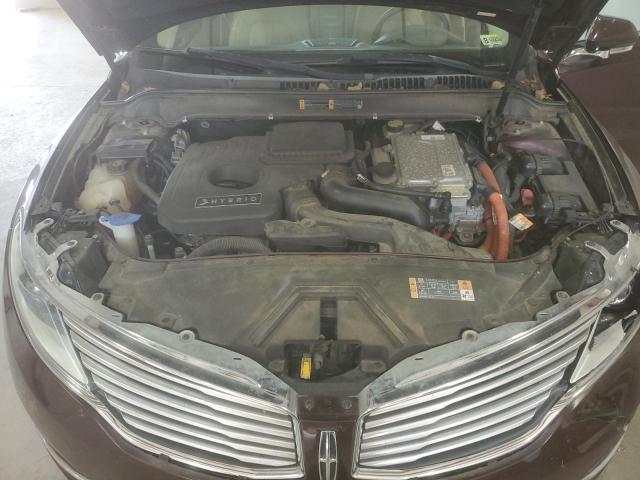 3LN6L2LU8DR828696 - 2013 LINCOLN MKZ HYBRID Bordo foto 11