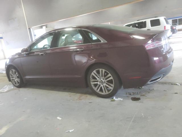 3LN6L2LU8DR828696 - 2013 LINCOLN MKZ HYBRID Bordo foto 2
