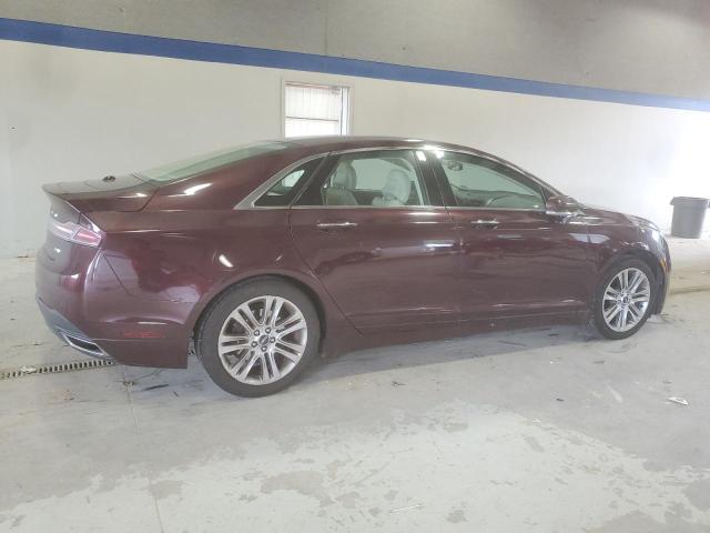 3LN6L2LU8DR828696 - 2013 LINCOLN MKZ HYBRID Bordo foto 3