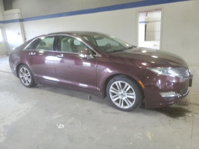 3LN6L2LU8DR828696 - 2013 LINCOLN MKZ HYBRID Bordo foto 4