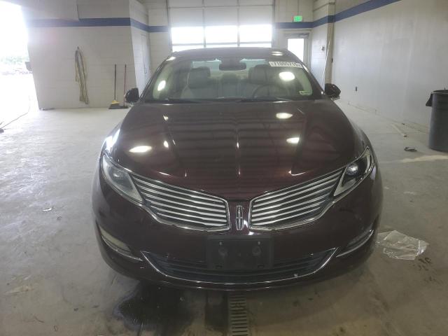 3LN6L2LU8DR828696 - 2013 LINCOLN MKZ HYBRID Bordo foto 5