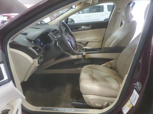 3LN6L2LU8DR828696 - 2013 LINCOLN MKZ HYBRID Bordo foto 7