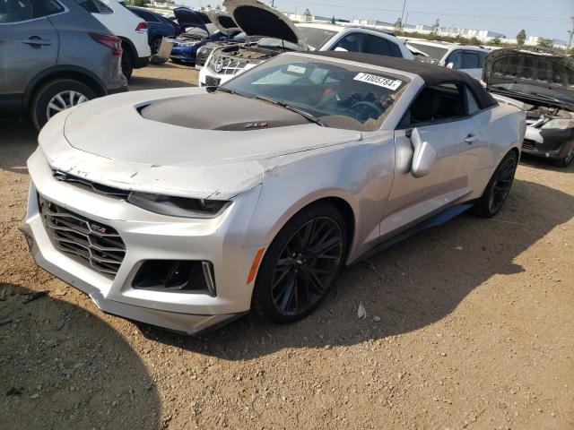 1G1FK3D6XJ0132018 - 2018 CHEVROLET CAMARO ZL1 SILVER photo 1