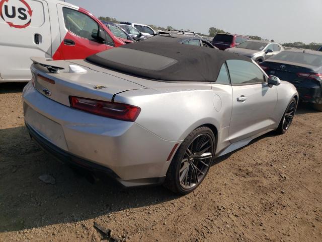 1G1FK3D6XJ0132018 - 2018 CHEVROLET CAMARO ZL1 SILVER photo 3
