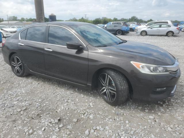 1HGCR2F50GA085719 - 2016 HONDA ACCORD SPORT Графитовый фото 4