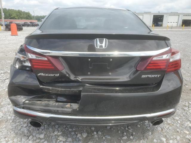 1HGCR2F50GA085719 - 2016 HONDA ACCORD SPORT Графитовый фото 6