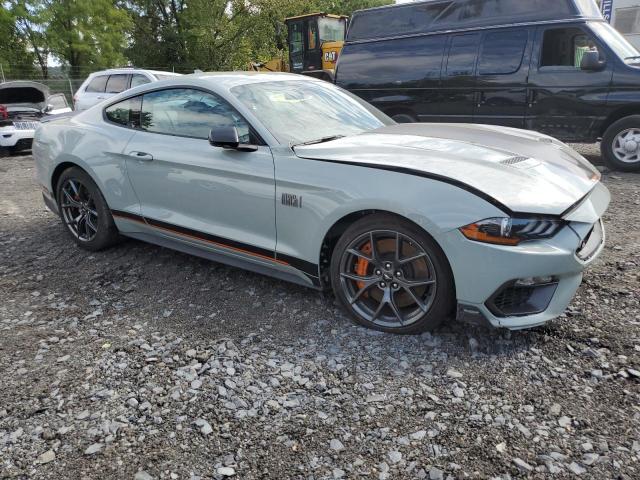 1FA6P8R03M5550055 - 2021 FORD MUSTANG MACH I GRAY photo 4