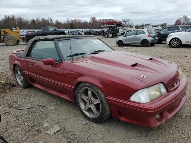 1FABP45E6KF144478 - 1989 FORD MUSTANG GT BURGUNDY photo 4