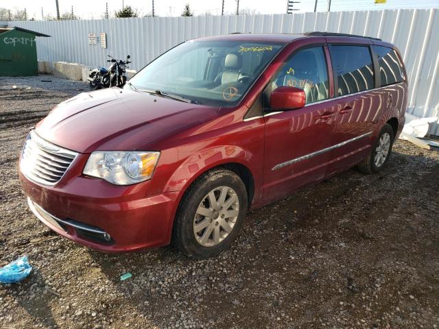 2C4RC1BG4GR287633 - 2016 CHRYSLER TOWN & COU TOURING MAROON photo 1