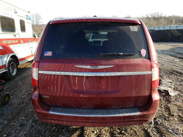 2C4RC1BG4GR287633 - 2016 CHRYSLER TOWN & COU TOURING მუქწითელი ფოტო 6