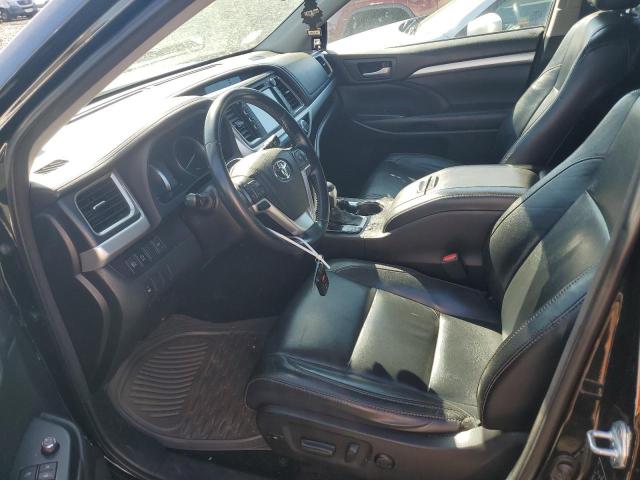5TDJZRFH6JS888005 - 2018 TOYOTA HIGHLANDER SE შავი ფოტო 7