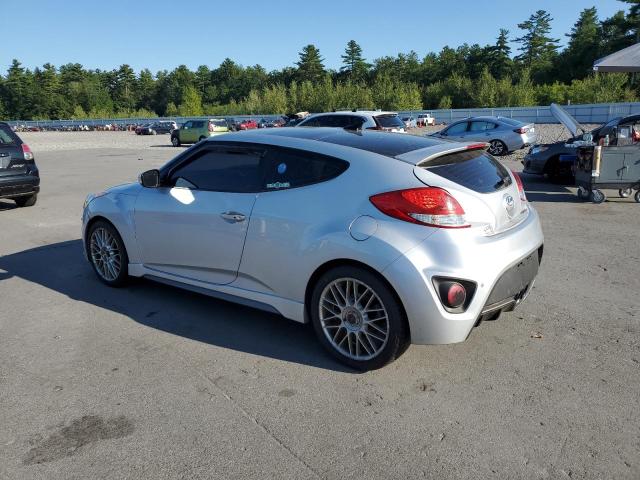 KMHTC6AE4DU126437 - 2013 HYUNDAI VELOSTER TURBO فضي صورة 2