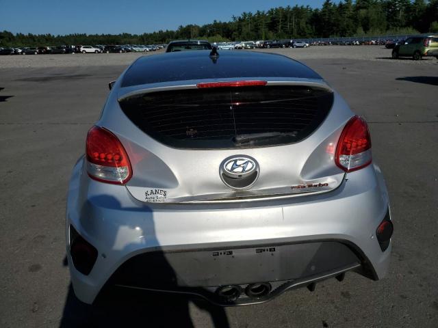KMHTC6AE4DU126437 - 2013 HYUNDAI VELOSTER TURBO فضي صورة 6