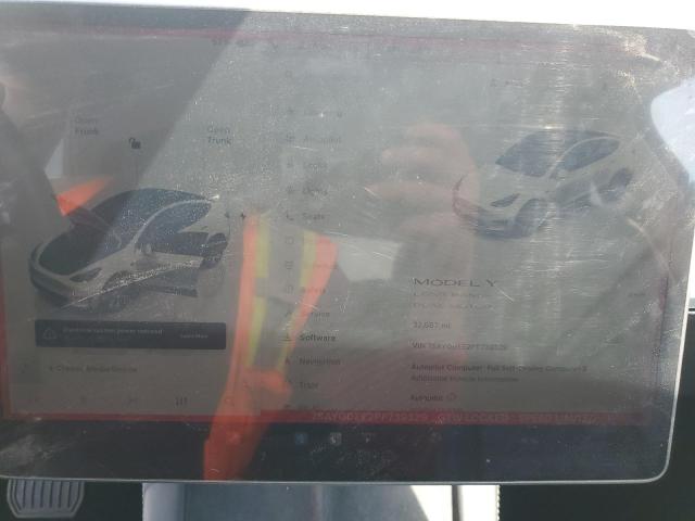 7SAYGDEE2PF739329 - 2023 TESLA MODEL Y თეთრი ფოტო 9