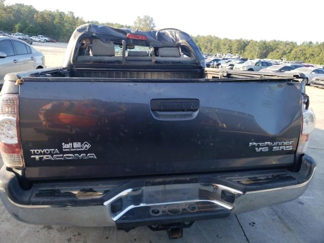 5TFJU4GN2CX019856 - 2012 TOYOTA TACOMA DOUBLE CAB PRERUNNER GRAY photo 6