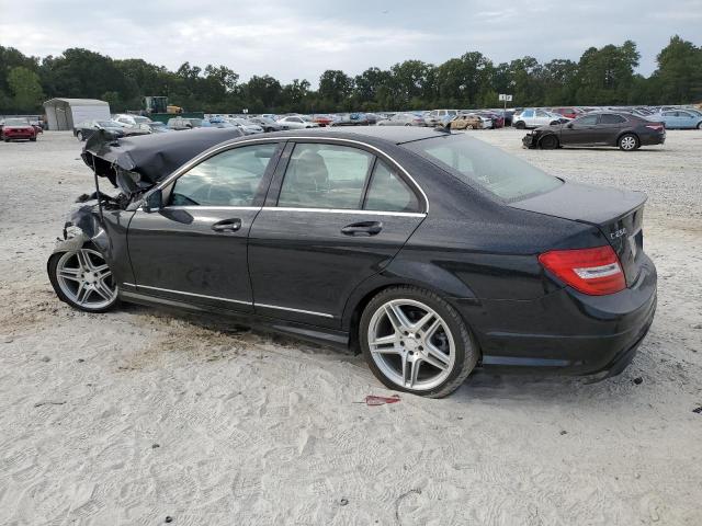 WDDGF4HB2DA857419 - 2013 MERCEDES-BENZ C 250 BLACK photo 2