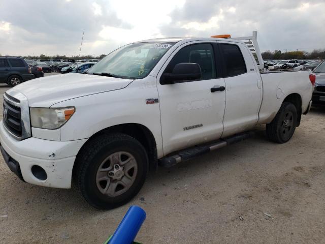 5TFUW5F16DX312527 - 2013 TOYOTA TUNDRA DOUBLE CAB SR5 WHITE photo 1