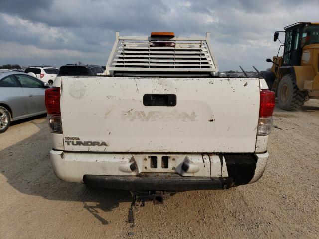 5TFUW5F16DX312527 - 2013 TOYOTA TUNDRA DOUBLE CAB SR5 WHITE photo 6