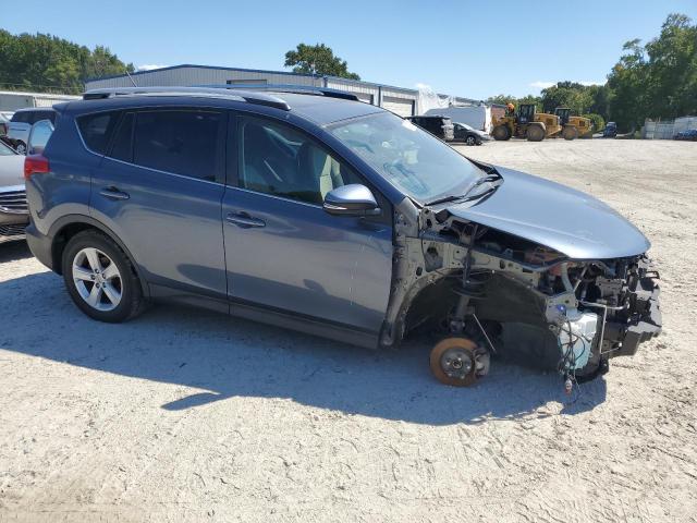 JTMWFREV5ED038597 - 2014 TOYOTA RAV4 XLE GRAY photo 4